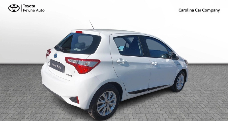 Toyota Yaris cena 63400 przebieg: 82259, rok produkcji 2018 z Mieszkowice małe 254